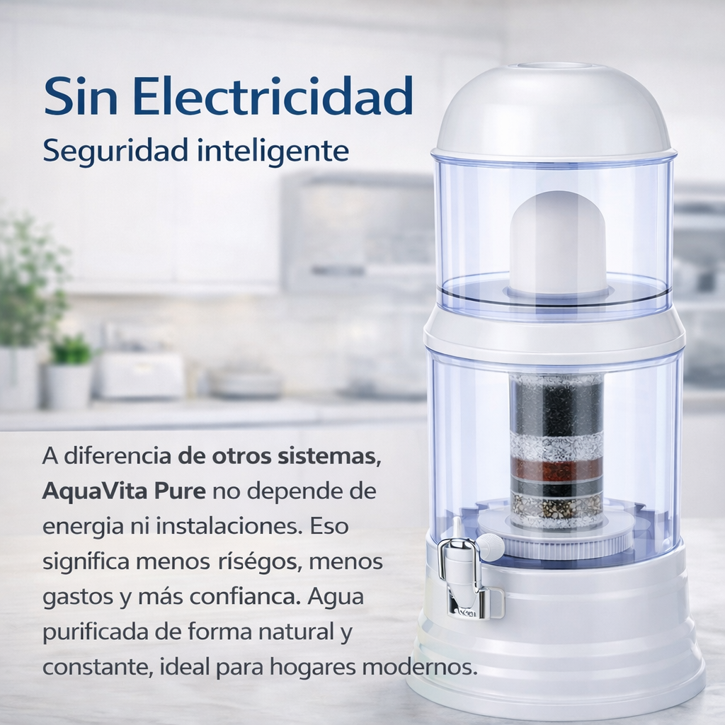Purificador de Agua 16 Litros – AquaVita Pure - Agua Pura y Saludable para Tu Hogar