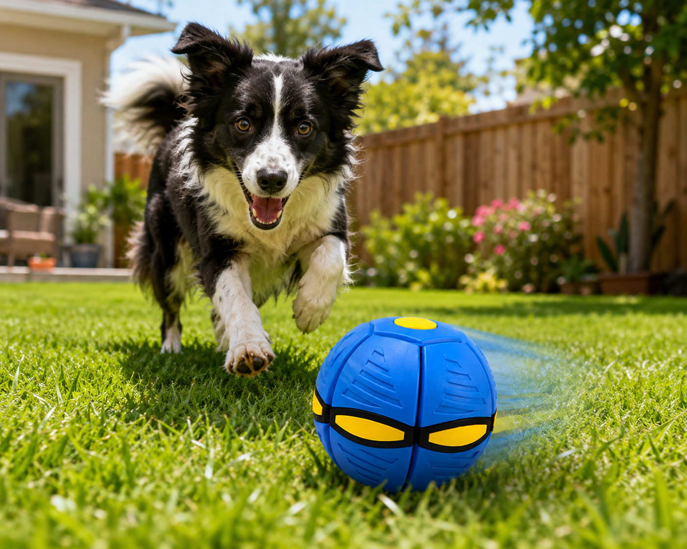 🐕 Disco Pelota para Perros 2 en 1 – Frisbee Interactivo y Pelota de Persecución 🐾