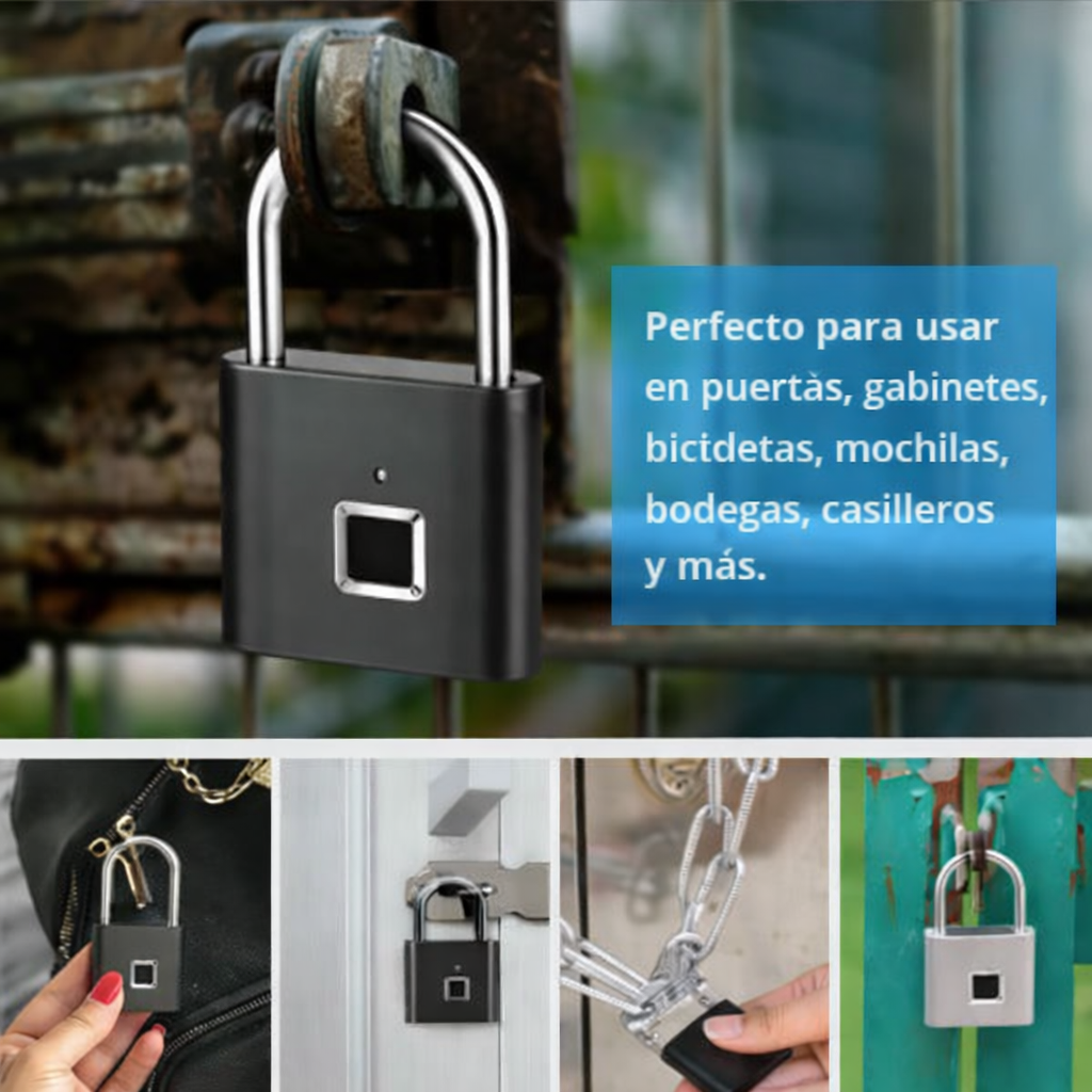 Candado Inteligente con Huella Dactilar