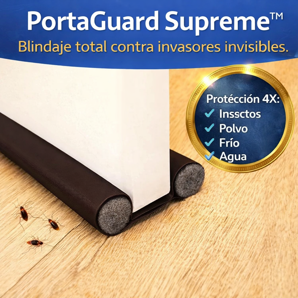 Protector de puerta contra insectos, polvo, frío y agua